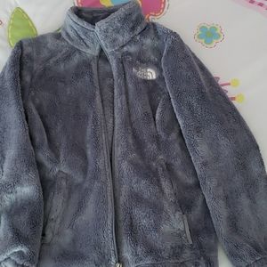 Northface grey girls fleece
